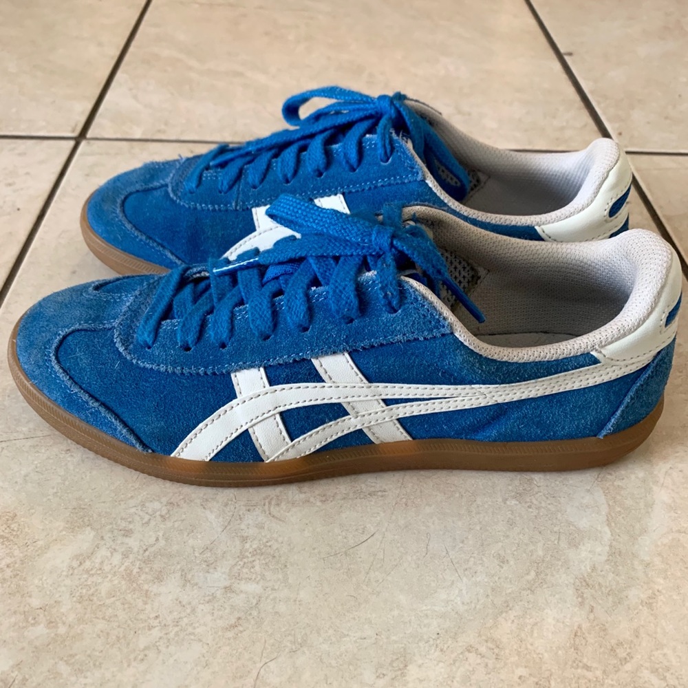 Onitsuka Tiger Tokuten Blue Suede Sneakers